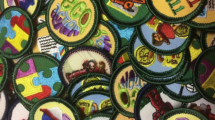 Retired Girl Scout Badges