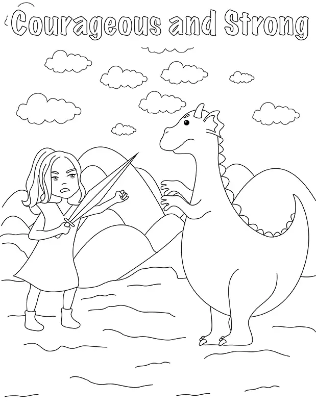 Sample Girl Scout Law Coloring Page