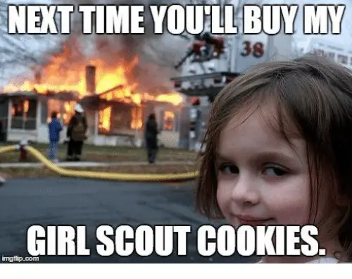 girl scout house on fire