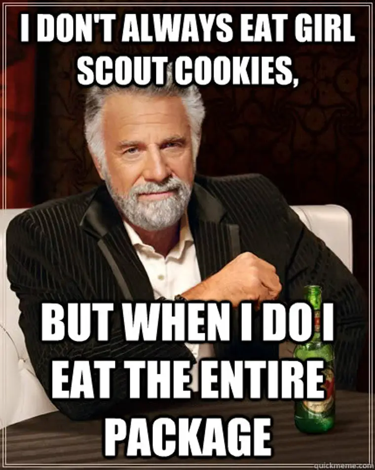 most interesting man in the world girl scout cookies