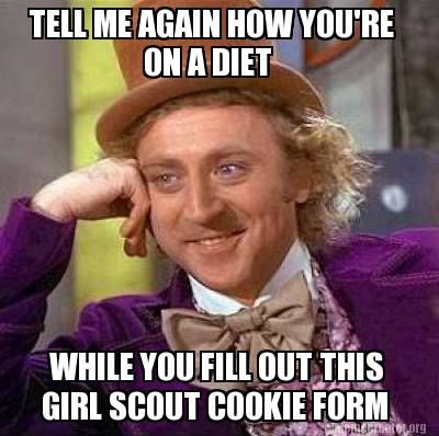 willy wonka cookie meme