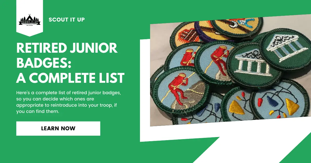 Retired Junior Badges A Complete List Scout It Up